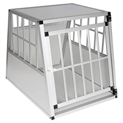 Abbildung von EUGAD Tiertransportbox, Hundetransportbox Alu Reisebox Autobox 85x65x69 cm