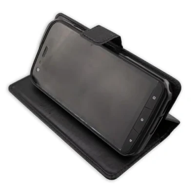 Abbildung von caseroxx Handy Hülle Tasche kompatibel mit Cat S61 Bookstyle Case Wallet in schwarz