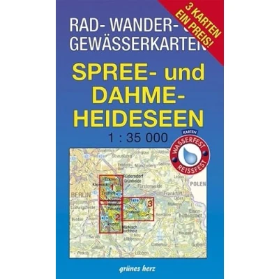 Abbildung von Rad , Wander und Gewässerkarten Set: Spree Dahme Heideseen: Mit den Karten: &quot;Dahme Seen: Königs Wusterhausen, Teupitz&quot;, Spree: Köpenik, ... Berlin/Brandenburg: Maßstab 1:35.000)