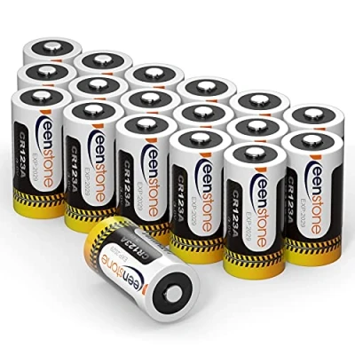 Abbildung von Keenstone CR123A 3V Lithium, 1600 mAh 18 Stück Batterie für Taschenlampe, Digitalkamera, Camcorder, Spielzeug, Taschenlampe 【Nicht Arlo】