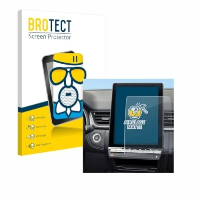 Abbildung von BROTECT Entspiegelungs Schutzglas für Renault Symbioz 2024 Schutz Folie Panzerfolie Glas Matt [Extrem Kratzfest 9H, Anti Reflex, Fingerprint]