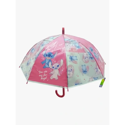 Abbildung von Disney Lilo and Stitch Regenschirm Beach, Rosa