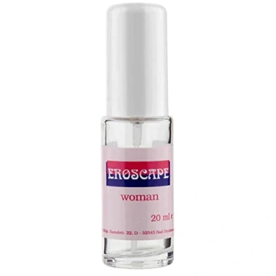 Abbildung von Eroscape Körperspray Pheromone für die Frau 20 ml Sprühflakon, Glasflakon, nachfüllbar, Damenduft