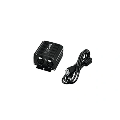 Abbildung von EUROLITE USB Interface 2x512 DMX/Artnet inkl. 64x DMX512 Steuersoftware für 2 DMX Universen und 3 x Lichtsteuersoftware
