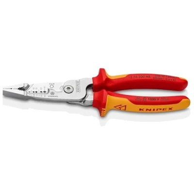 Abbildung von Knipex Flachzange 13 76 200 ME Multifunktionszange mm