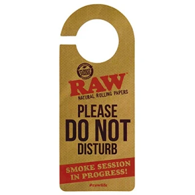 Abbildung von RAW Natural Rolling Papers Do Not Disturb Door Sign by