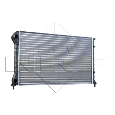Abbildung von NRF 53627 Kühler, Motorkühlung Aluminium 646 415 34 Kühlrippen mechanisch gefügt FIAT: Doblo I Kombi, Cargo