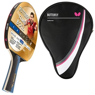 Abbildung von Butterfly 1x Timo Boll Gold 85021 Tischtennisschläger + Hülle Drive Case