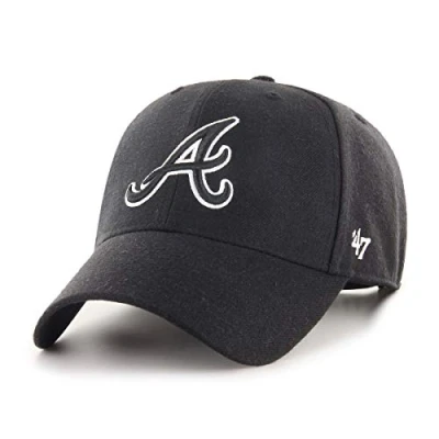 Abbildung von &#039;47 Atlanta Braves Cap, Größe: One Size, Schwarz
