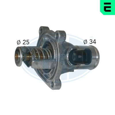 Abbildung von ERA 350397A Kühlwasserthermostat 105 mit Dichtung Sensor OPEL: Zafira B, Vectra C CC, Astra H Caravan, ALFA ROMEO: 159 Sportwagon, Limousine