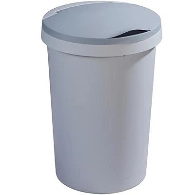 Abbildung von SUNWARE Twinga Klappdeckeleimer 45 Liter, 375 x 540mm grau