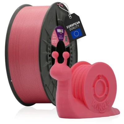 Abbildung von WINKLE PLA HD Bubble Pink Filament 3D Drucker 1,75 mm 1 kg Rosa kompatibel mit allen Druckern Maßgenauigkeit Spule