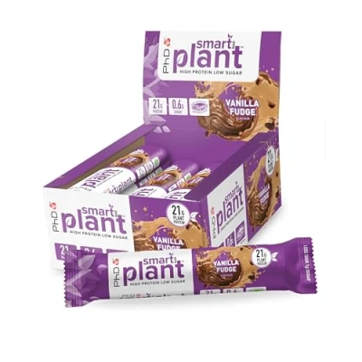Abbildung von Smart Plant Proteinriegel 64g PhD Nutrition (Packung zu 12)