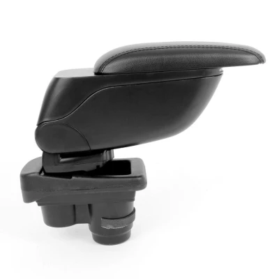 Abbildung von OMAC Mittelarmlehne Armlehne kompatibel mit Nissan Juke F15 2011 2020 PU Leder ABS Schwarz
