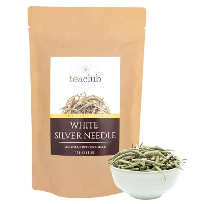 Abbildung von White Silver Needle 50g, Weißer Tee Chinesisch Lose mit Blattknospen, Chinese Premium Tea, TeaClub