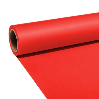 Abbildung von JOBY Seamless Creator Background Paper, Photography Backdrop for Videos, Streaming, Interviews, Backdrops Photoshoot, Props, Size 1.35X11m, Candy Cane Red, JB01879 BWW