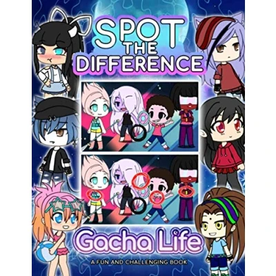 Abbildung von Gacha Life Spot The Difference: An Amazing Book For Relaxing With Many Illustrations Of To Find Differences