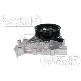 Abbildung von GRAF PA1417 8 Wasserpumpe mit Dichtung ohne Deckel Stahlblech 93,6 für Keilrippenriementrieb OPEL: Insignia A Country Tourer, B Grand Sport