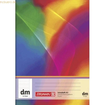 Abbildung von BRUNNEN Schulheft A5 Lin dm 16Bl