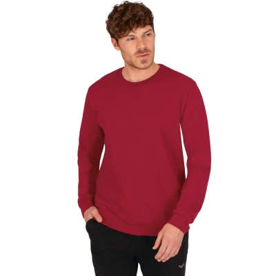 Abbildung von Trigema Herren 679501 Sweatshirt, Rubin, XL