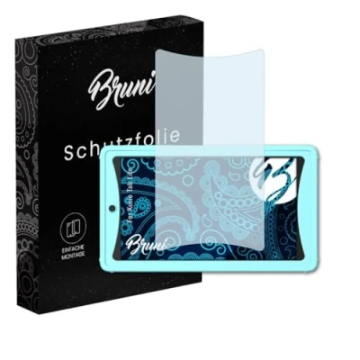 Abbildung von Bruni Schutzfolie kompatibel mit Kurio Tab Lite Folie, glasklare Displayschutzfolie (2X)
