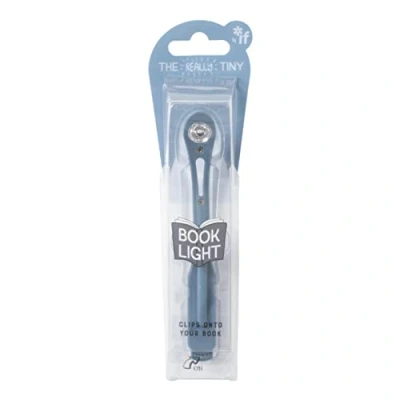 Abbildung von IF Really Tiny Book Light (Slate) Compact Reading Lights for Books in Bed Flexible Clip On A Great Lamp with Batteries Included