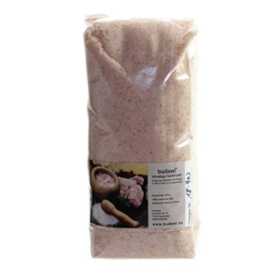 Abbildung von budawi® Salz Salzkristall Kristallsalz Speisesalz Himalaya Pakistan Salt Range 1kg