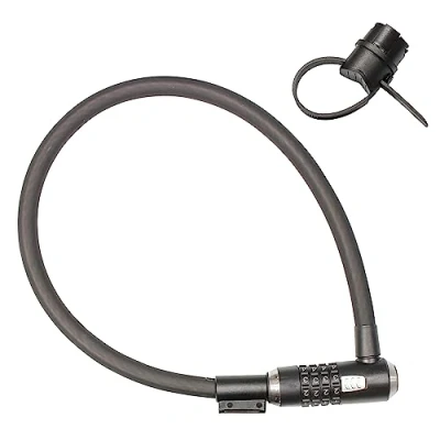 Abbildung von Kryptonite Unisex Erwachsene Kryptoflex Schlösser, Schwarz, 65 cm