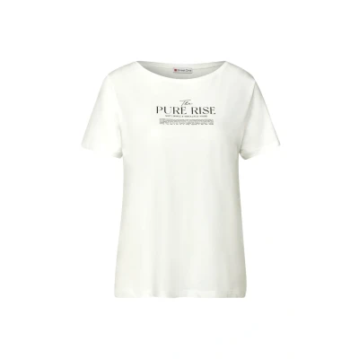 Abbildung von Street One Tshirt print, Damen, Größe: 34, Weiß