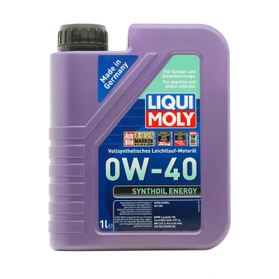 Abbildung von Liqui Moly 0W 40 1l Motoröl 9514 VOLKSWAGEN: Golf 5 Schrägheck, Polo IV 7 AUDI: A4 B8 Avant, A6 C6 A3 Schrägheck