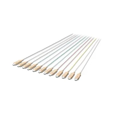 Abbildung von LINK LKSC12PT3 Set mit 12 Pigtail Kabeln, Optische Faser, SC Om3 Simplex, 1 m, mehrfarbig