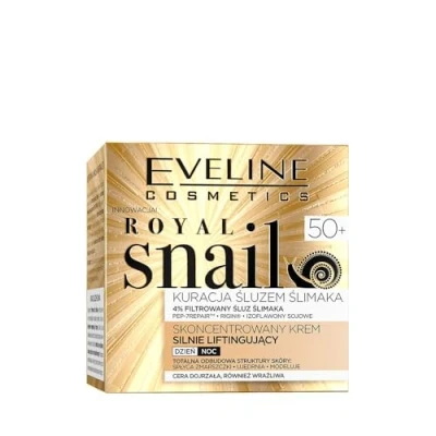 Abbildung von Eveline Cosmetics Royal Snail Mucin Konzentrierte Lifting Creme 50+ RIGIN Peptide Hautregeneration