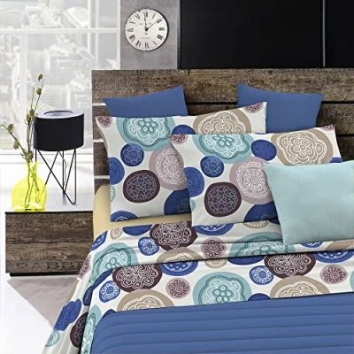 Abbildung von Fantasy CL FA Murrine 2P Italian Bed Linen Bettwäsche, Murrine, Doppelte, Mikrofaser