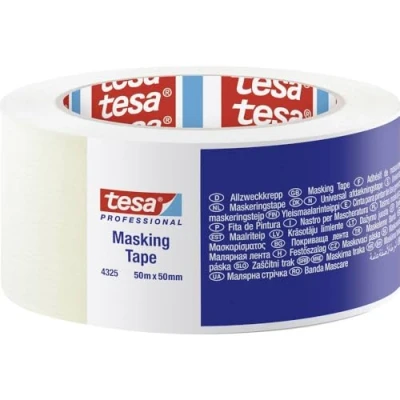 Abbildung von tesa STANDARD 04325 00004 01 Crepebånd tesa® Professional Beige (L x B) 50 m mm 1 stk