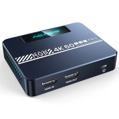 Abbildung von Capture Card, ACASIS 4K60 Video HDR Passthrough, VRR Support, Nahezu Null Latenz HDMI Card für Streaming &amp; Gaming, Switch, PS5/4, Xbox, Kamera, Windows/Mac