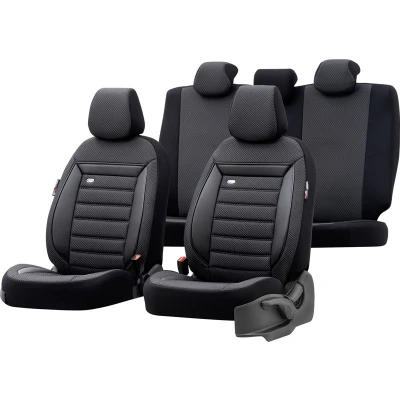 Abbildung von Otom Prestige PRS 736 Sitzschonbezug schwarz, grau Textil
