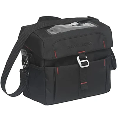 Abbildung von Lenkertasche New Looxs Vigo Handlebar Bag Klickfix 8,5 Liter 26 X 15 22 Cm Schwarz