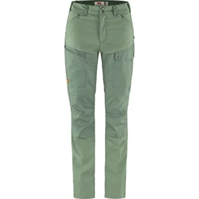 Abbildung von Fjallraven 89834 613 614 Abisko Midsummer Zip Off Trousers W Pants Damen Jade Green Patina Größe 38