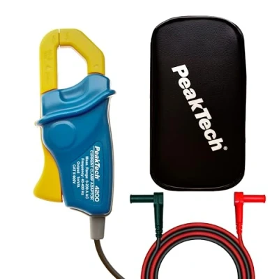 Abbildung von PeakTech Stromzangenadapter 200 A AC (Wechselstrom) für Digitalmultimeter, 1 Stück, P 4200, Blau