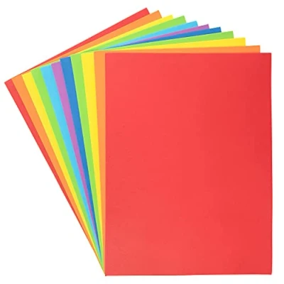 Abbildung von Baker Ross AX949 Regenbogen Moosgummi Platten 20er Pack, DIN A4 Flexibles Kunstzubehör zum Basteln für Kinder und Erwachsene
