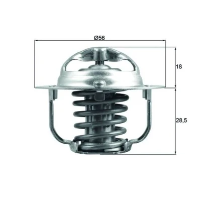 Abbildung von MAHLE ORIGINAL TX 208 91D Kühlwasserthermostat 91 56 mit Dichtung SUBARU: Forester III, Impreza III Schrägheck