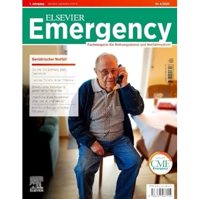 Abbildung von Elsevier Emergency. Geriatrischer Notfall. 4/2020: Fachmagazin für Rettungsdienst und Notfallmedizin.