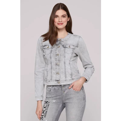Abbildung von SOCCX Jeansjacke, ohne Kapuze, mit Brusttaschen