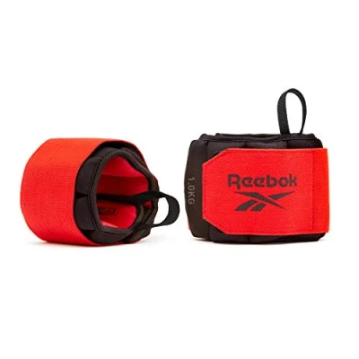 Abbildung von Reebok Unisex Adult Flexlock Handgelenkgewichte, Schwarz, 1 kg