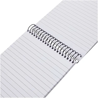 Abbildung von Summit Notizbuch Spiralbindung oben gebunden 60 g/m² 300 Seiten 125 x 200 mm 5 Stück