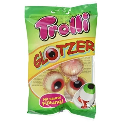 Abbildung von Trolli Fruchtgummi Glotzer gefüllt, 21er Pack (21 x 75 g)