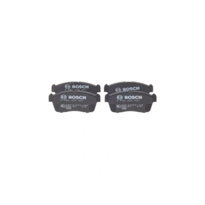Abbildung von BOSCH 0 986 494 927 Bremsbelagsatz Low Metallic mit integriertem Verschleißwarnkontakt DAIHATSU: Sirion II, Cuore 6, 7, SUZUKI: IGNIS 2