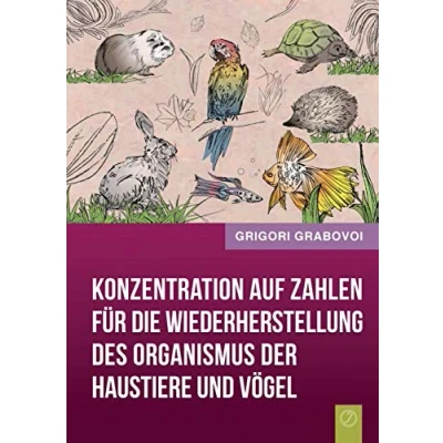 Abbildung von Konzentration auf Zahlen für die Wiederherstellung des Organismus der Haustiere und Vögel