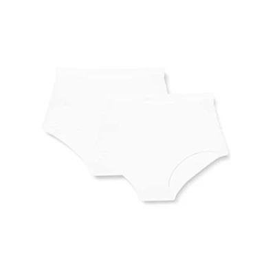 Abbildung von Playtex Damen Maxi Höschen aus Bio Baumwolle x4 Slip, Weiss, M