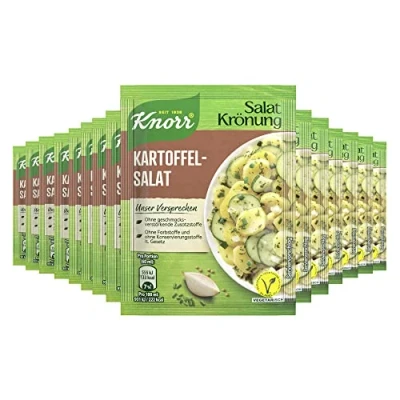 Abbildung von Knorr Salatkrönung Kartoffelsalat für ein leckeres Salatdressing mit natürlichen Zutaten* 15x 5er Pack